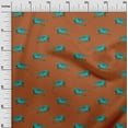 thumbnail image 2 of oneOone Silk Tabby Fabric Branch & Bird Block Printed Craft Fabric BTY 42 Inch Wide, 2 of 4