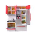 thumbnail image 2 of Children Simulation Kitchen Toy Kit Portable Miniature Doll Small Adorable Battery Operated Home Educational Teaching Model Festival Gift Red, 2 of 9