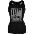 thumbnail image 1 of Halloween Human Llama Costume Juniors Soft Tank Top, 1 of 1
