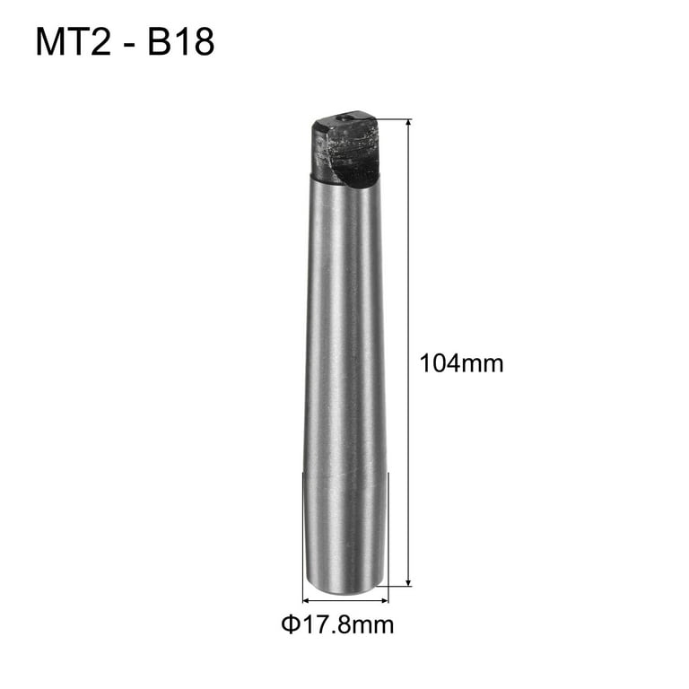 Uxcell Drill Chuck Adapter MT2 to B18 Taper Shank Sleeve Morse