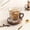 5.41oz, variant on Elegant Borosilicate Glass Coffee Cup Set with Wooden Handle & Walnut Coaster 5.41oz Espresso Mug & 6.76oz Latte Cup for Home Barista Use