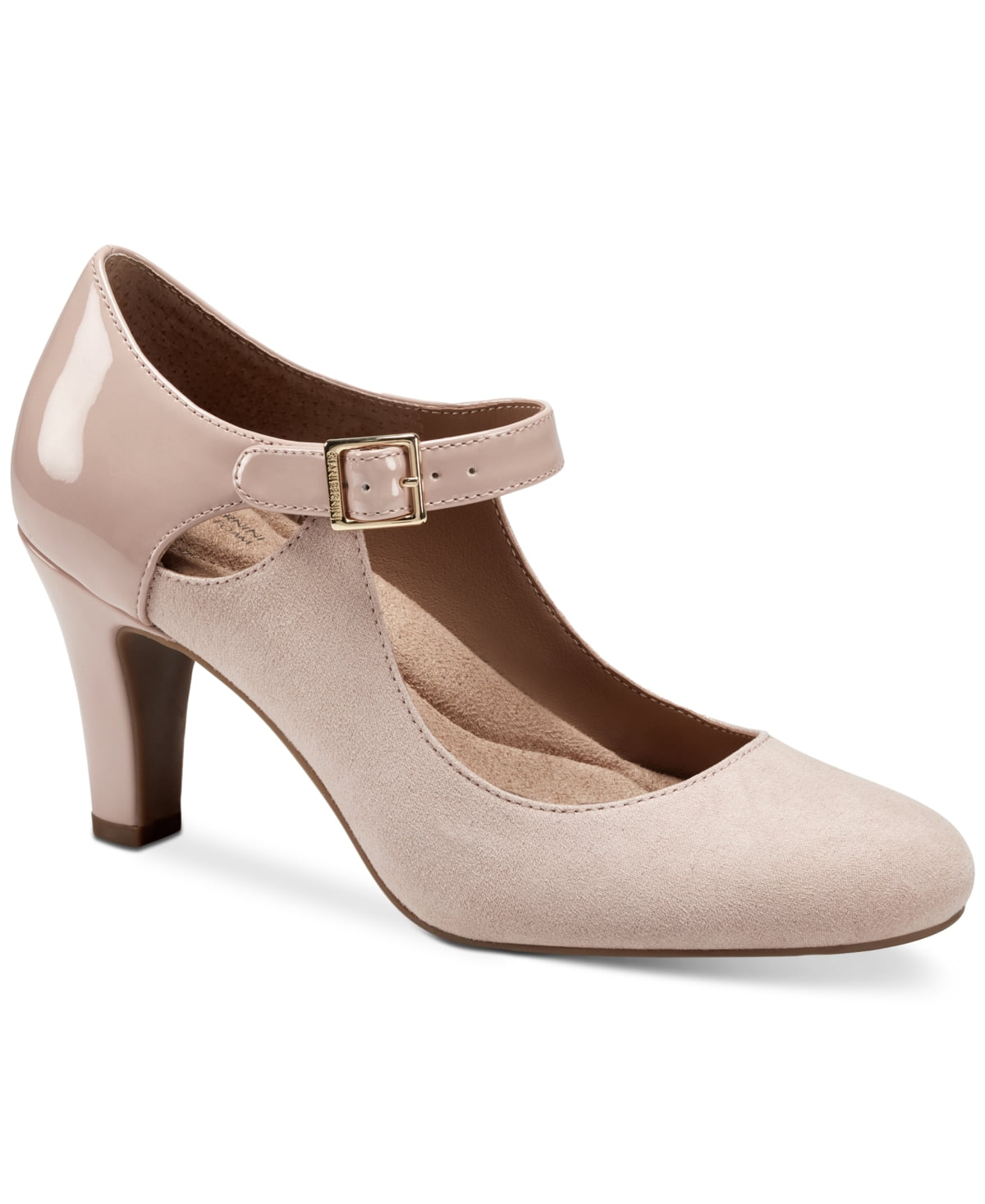 Giani Bernini Dejaa Memory Foam Mule Loafer Flats PINK LEATHER 6M Walmart