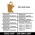 thumbnail image 2 of Minnesota State Silhouette Wood Mini Charms Shapes DIY Craft Jewelry - With Hole - 18mm (17pcs), 2 of 7