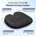 thumbnail image 3 of Cojín de asiento de coche ZIKEE de espuma viscoelástica para todas las estaciones para coche, 3 of 7