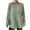 Green, variant on Honeeladyy Womens Long Sleeve Pullover, Solid Color Textured Lightweight Loose Top for Spring and Autumn Birthday Gifts