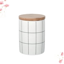 GOOHOCHY Kitchen Salt Container Sealed Ceramic 1Pack 700ml