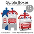thumbnail image 6 of Big Dot of Happiness Cheerio, London - Treat Box Party Favors - British UK Party Goodie Gable Boxes - Set of 12, 6 of 8