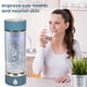 thumbnail image 2 of Generador de agua de hidrógeno portátil USB, máquina para hacer agua de hidrógeno, 380 ml, color azul, 2 of 8