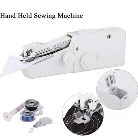 Mgaxyff Home Applicance,Eletric Sewing Machine,Mini Home Desk Sew Quick Hand-held Stitch Clothes Sewing Machine High Quality