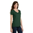thumbnail image 4 of Port & Company Fan Favorite V-Neck Tee (LPC450V) Forest Green, L, 4 of 6