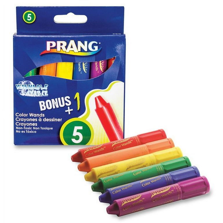 Prang Washable Color Wands - Red, Orange, Yellow, Green, Blue, Purple - 6 / Set Prang Washable Color Wands - Red, Orange, Yellow, Green, Blue, Purple - 6 / Set