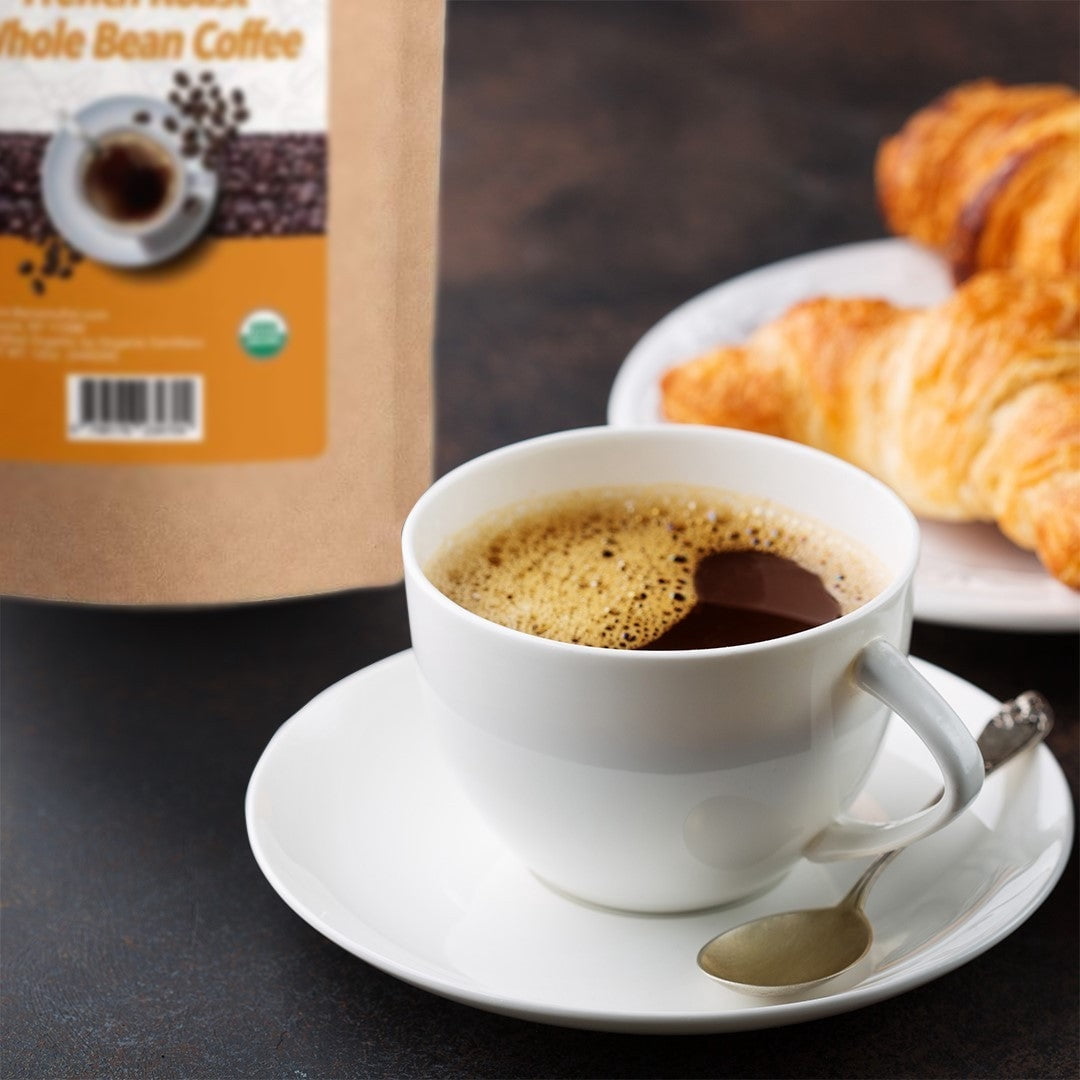Alex's Low Acid Organic Coffee - Whole Bean French Roast (5lbs)