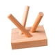 thumbnail image 4 of Base de exhibición de madera, estable, elegante, organizador de adornos, soporte de bola esférica Color madera clara, 4 of 9