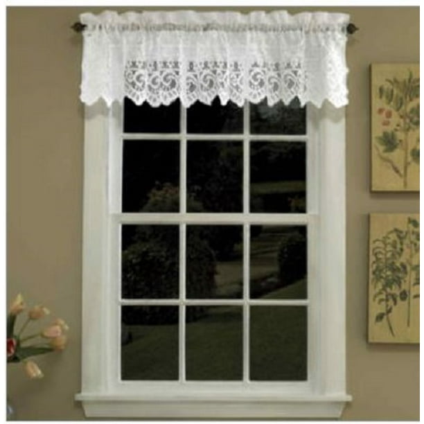 Hopewell Lace White Valance
