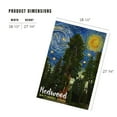 thumbnail image 2 of Lantern Press 1000 Piece Jigsaw Puzzle, Redwood National Park, Starry Night National Park Series, 2 of 5