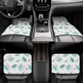 thumbnail image 7 of Pofeuu Leaf Print Green Print Car Foot Mat Set of 4 Pieces - All-Weather Full Set Floor Mats for Cars Trucks SUVs, 7 of 7