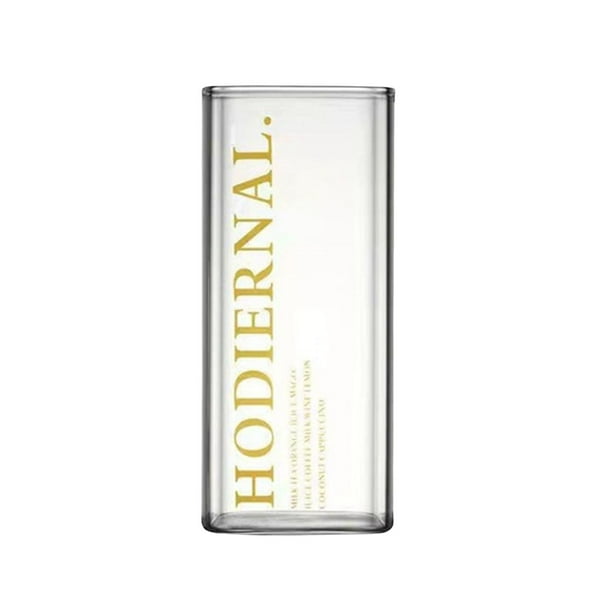 taza clara Vasos de vidrio cuadrados, cristalería transparente, botella de agua, recipiente de lata de vidrio, vasos para , HODIERNAL Alto Magideal taza clara