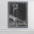 thumbnail image 2 of Wexford Home Suspension Bridge Blueprint I-Framed - Grey - 16X22, 2 of 4