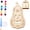 #B-1, variant on Halloween Wooden Pumpkin Craft Kit, DIY Wind Chime Unfinished Wood Pumpkins for Painting and Decorating, Fun Halloween Fall Craft Activity for Home