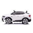 thumbnail image 3 of PINGÜE® Montable Eléctrico Niños AUDI® E-Tron Sportback Licencia Oficial | Control Remoto 2.4 GHz | Batería 12V 4.5AH |8 Km/h | 2 Motores 390 |Luces LED, Música, Radio| BLANCO, 3 of 8
