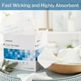 thumbnail image 2 of McKesson Super Sponges, Sterile, 100% Cotton, Fluff Dressing, 6 in x 6 3/4 in, 2 Per Pack, 20 Packs, 40 Total, 2 of 6