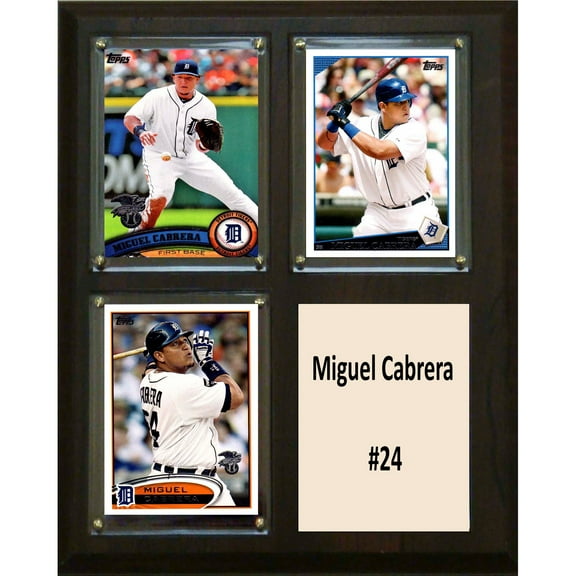 Miguel Cabrera Detroit Tigers 8'' x 10'' Plaque
