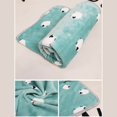 thumbnail image 5 of Ultra Fluffy Soft Fleece Pet Throw Blanket, Paw Pattern Warm Flannel Blanket for Dog Puppy Cat, Multi Color Brown Pink White, 5 of 5