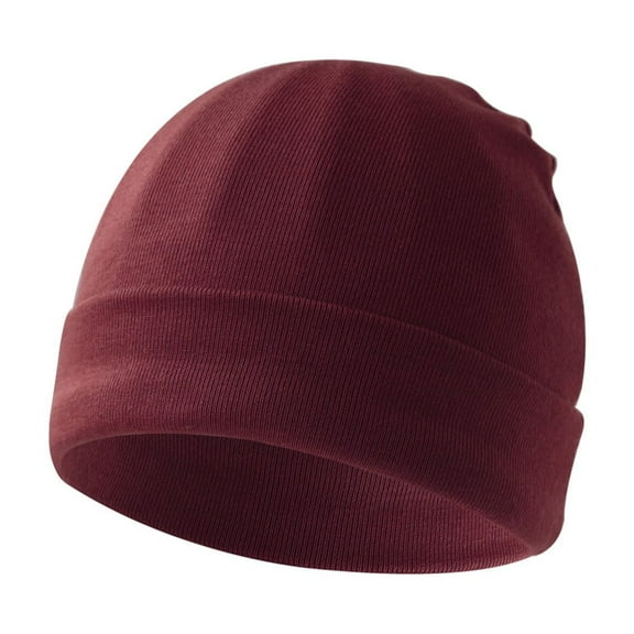 Povozer Baby Beanie Fleece Lined Toddler Winter Hat Boys Girls Knit Beanies(Wine,One Size)