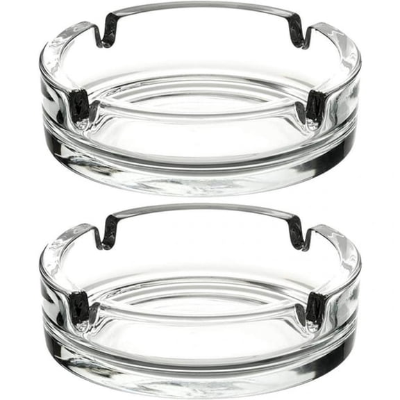 Glass Ashtrays for Cigarettes, Portable Decorative Modern Ashtray