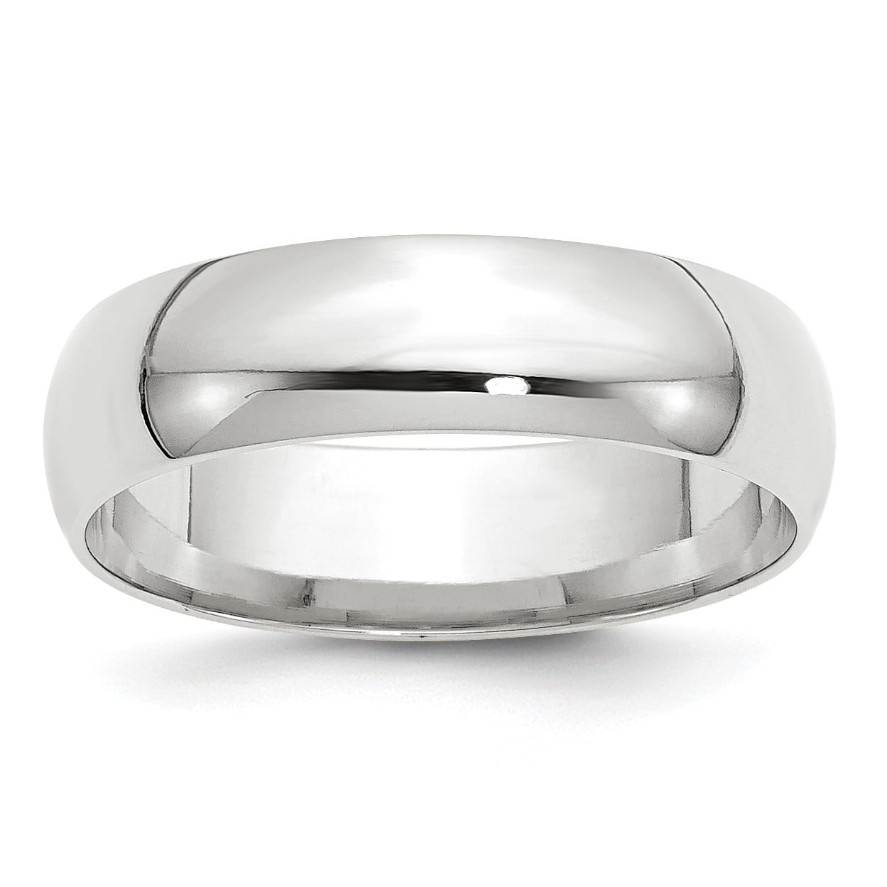 Size 13.5 Bonyak Jewelry 10k White Gold 4 mm Lightweight Comfort-Fit Band Size 13.5 Bonyak Jewelry 10k White Gold 4 mm Lightweight Comfort-Fit Band