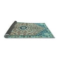 thumbnail image 2 of Ahgly Company Indoor Rectangle Persian Light Blue Traditional Area Rugs, 7' x 9', 2 of 4