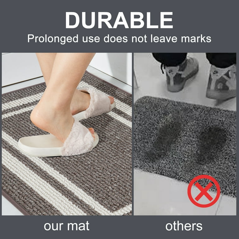 COSY HOMEER Soft Kitchen Rugs [2 PCS] for in Front of Sink Super Absorbent  Kitchen Floor Mats and Mats 24x35 Inch/24X60 Non-Skid Kitchen Mat Standing