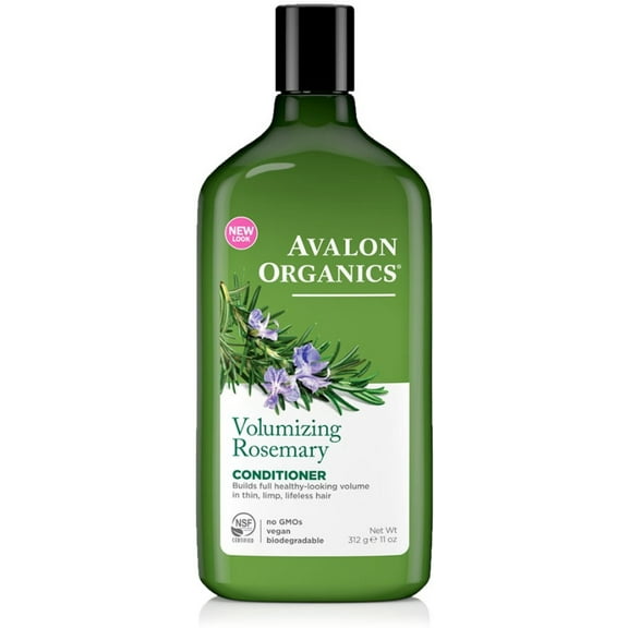 Avalon Organics Volumizing Conditioner, Rosemary 11 oz (Pack of 4)
