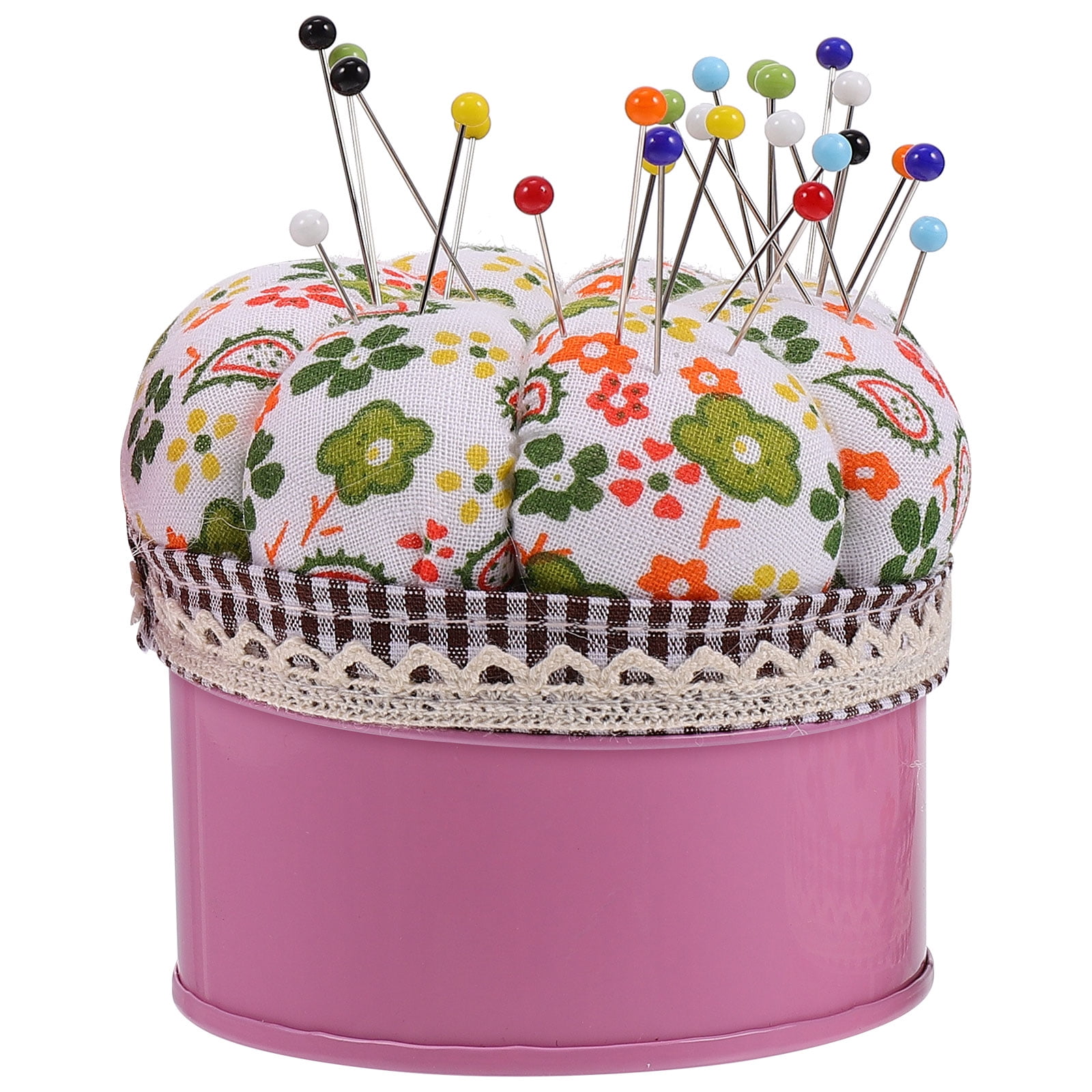 Hemoton Cushion Pin Sewing Needle Head Pincushion Straight Retro Wrist