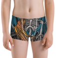thumbnail image 5 of Yiaed Coffee-Drinking Skull Print Boys' Boxer Briefs Cotton Casual Stretch Comfort Boys Boxers - Kids Boxer Briefs Underwear for Boys (6-18)-Large, 5 of 5