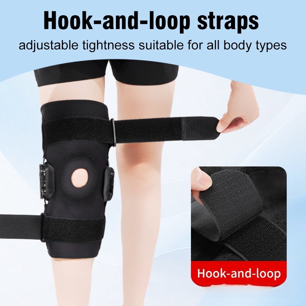 Professional Lightweight Knee Brace with Adjustable Straps Joint Support Compression Protector