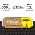 Brunswick Herring Fillets in Lemon & Cracked Pepper, 3.53 Oz (Pack of