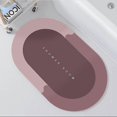 thumbnail image 1 of Alfombra de baño súper absorbente, alfombra de baño de secado rápido, felpudo de entrada antideslizante, color rojo Rojo Verde Cocina, Decoración y Otros, 1 of 4