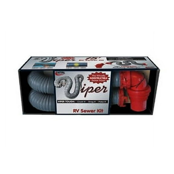 Valterra D04-0475 20' Viper RV Sewer Drain Hose Kit