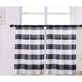 Bed Bath & Beyond Buffalo Check Plaid Kitchen Curtains, Red/Black, 54 ...