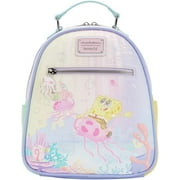 Loungefly Spongebob Squarepants Pastel Jellyfishing Womens Double Strap Shoulder Bag Purse
