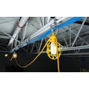Bergen 100FT 14/2 Temp Light STRINGER - 10 Socket CAGES Included With Plug & Connector - Not RECOMMENDED For Rough Service Lamps 100 Watts And HIGHER (GL100-142MPC)