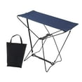 thumbnail image 2 of figatia Portable Stool Camp Stool Recliner Foot Rest Compact Lightweight Stool Camping Stool for Backyard Navy, 2 of 8
