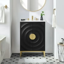 Modway Beau 24" Bathroom Vanity Cabinet (Sink Basin Not Included) in Black