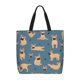 thumbnail image 1 of Balery French Bulldog Yoga Bolsa de Mano para Mujeres con Cremallera, Bolsa de Gimnasio con Compartimentos, Bolsa para Laptop, Bolsa para Trabajo, 1 of 7