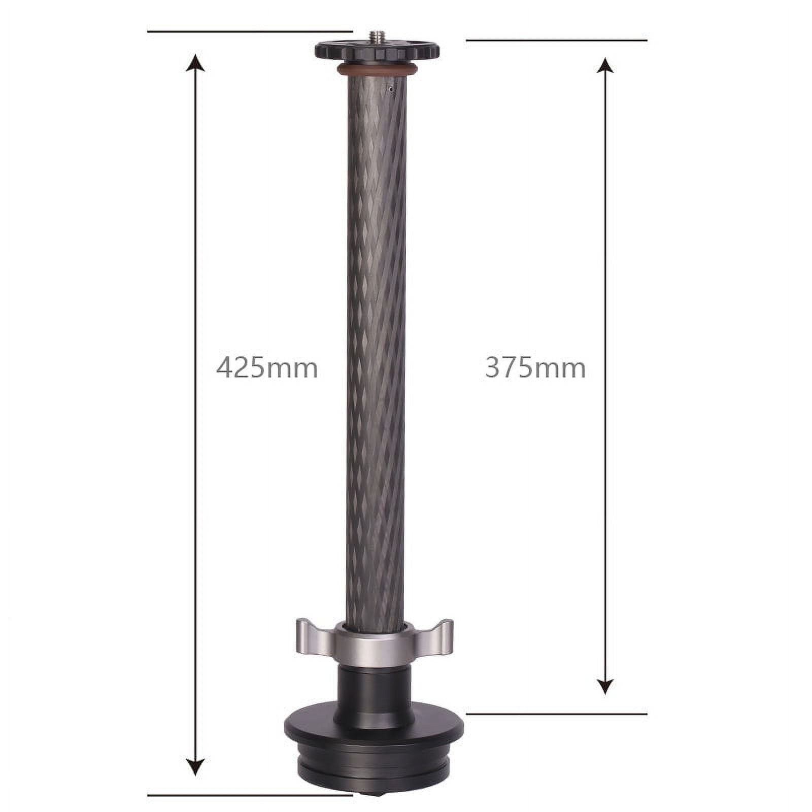 Leofoto  Carbon Fiber Center Column for 75mm Bowl Tripods, Black