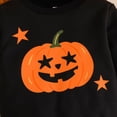 thumbnail image 5 of Gaexia Girls Halloween Outfits Set, Long Sleeve Pumpkin Print Sweatshirt Mesh Tutu Skirt Toddler Outfit, 5 of 5