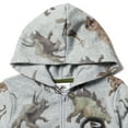 thumbnail image 5 of Jurassic World Dinosaur T-Rex Fleece Zip Up Hoodie and Jogger Pants Set Logo Little Kid to Big Kid, 5 of 5