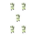 thumbnail image 1 of VONKY Chariot de Courses Multifonctionnel, Options d'Utilisation Polyvalentes, Sac de Chariot de Courses en Tissu à Grand Application avec Roues, Fleurs Vertes, 5 Pcs, 1 of 6