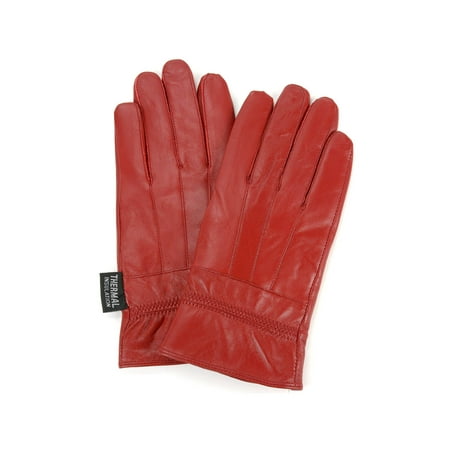 Ladies Leather Driving Gloves - Alpine Swiss Womens Touch Screen Gloves Leather Phone Texting Glove Thermal Warm